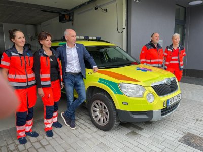 Nová výjezdová základna ZZS JčK ve Veselí nad Lužnicí